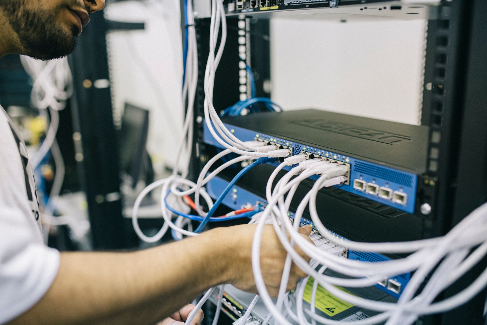 Backup & continuity Structured network cabling during an infrastructure upgrade