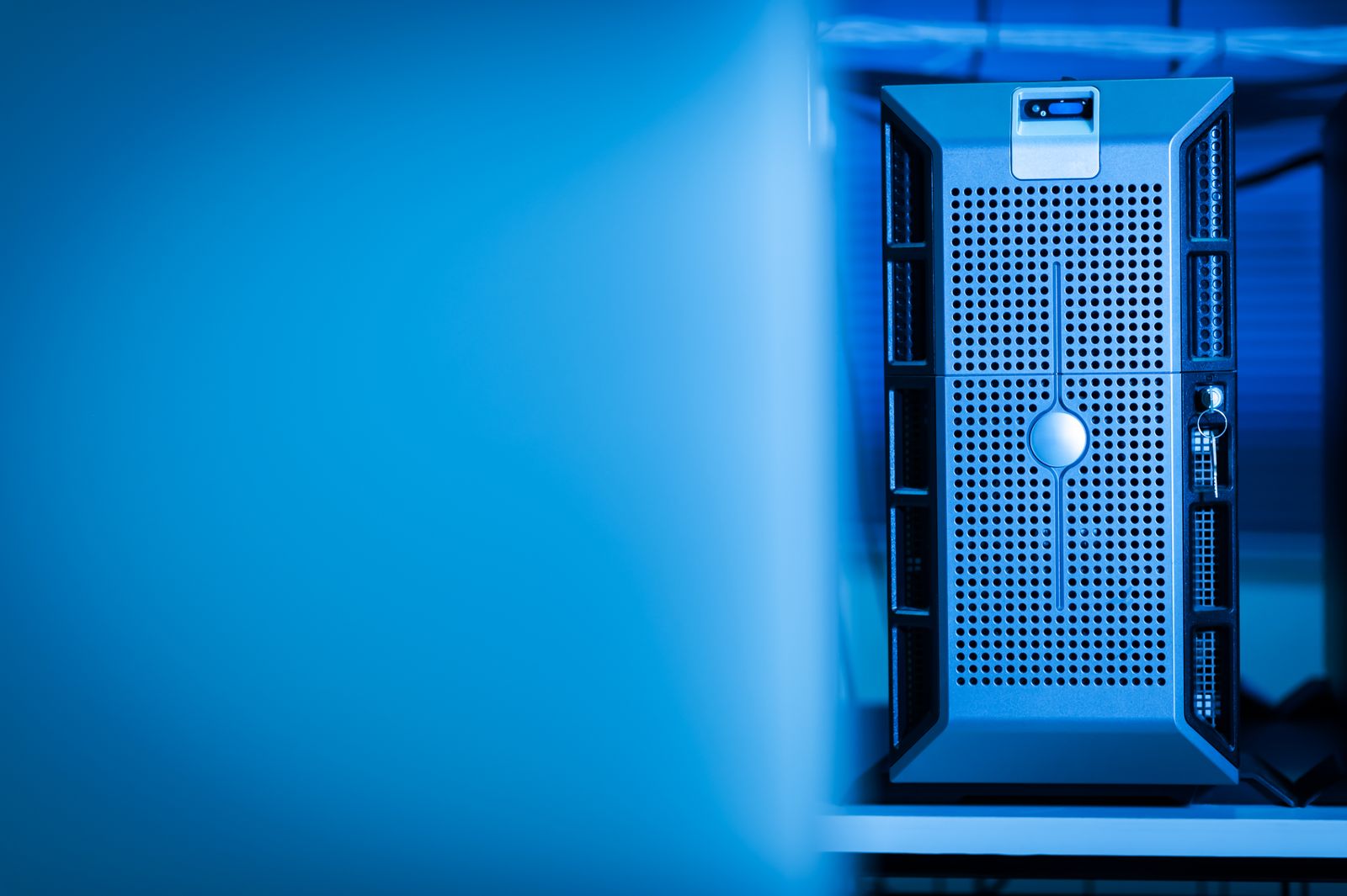 Security baseline Server racks in a secure data centre row